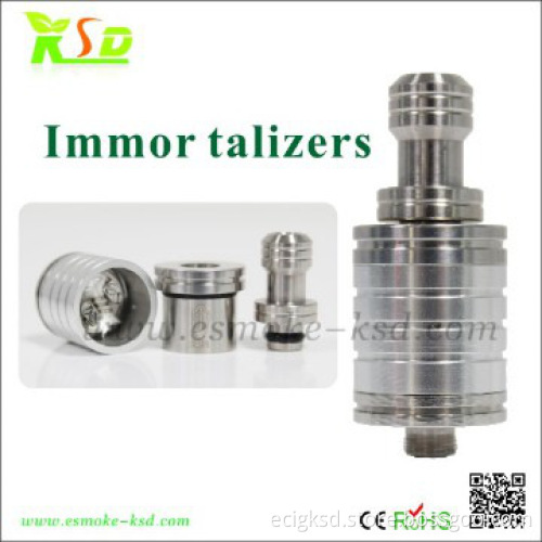 new!!!stainless steel electronic cigarette Immortalizer atomizer